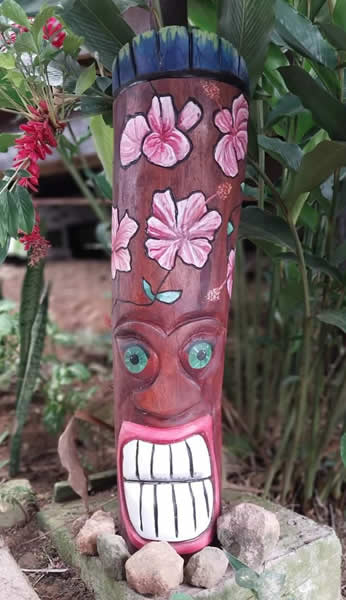 Semi-Custom Tikis Available - Bloody Thumb Tikis | Island Art | Bocas Artist